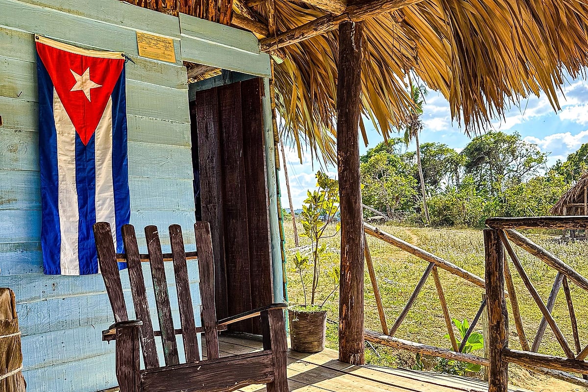 Veranda eines Landhauses in Vinales