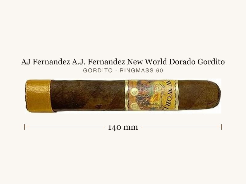 AJ Fernandez A.J. Fernandez New World Dorado Gordito, Maßangaben: Länge 140 mm, Ringmaß 60