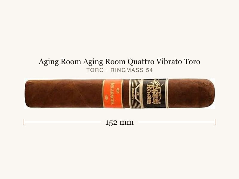 Aging Room Aging Room Quattro Vibrato Toro, Maßangaben: Länge 152 mm, Ringmaß 54