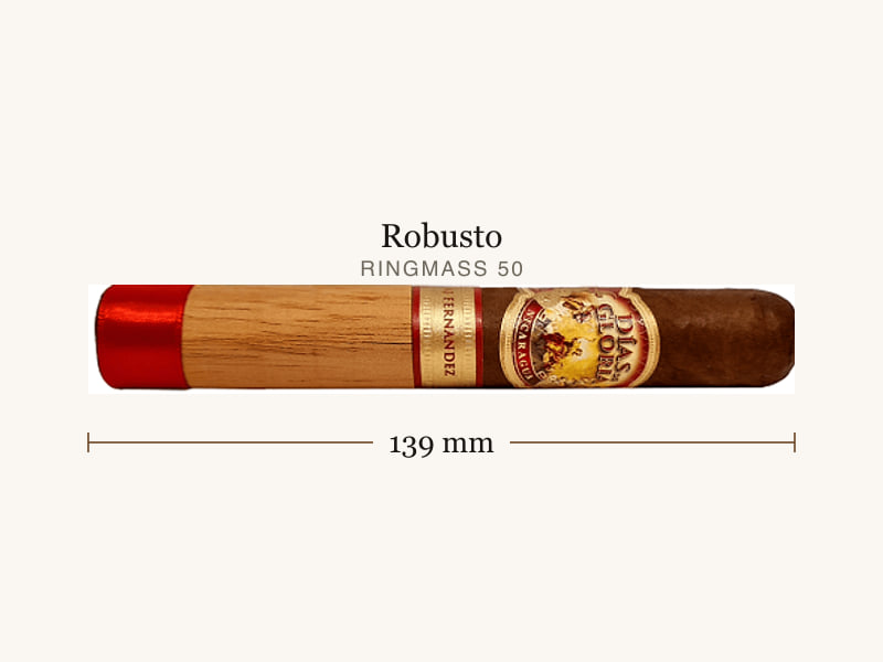 AJ Fernandez AJ Fernandez Dias de Gloria Robusto, Maßangaben: Länge 139 mm, Ringmaß 50