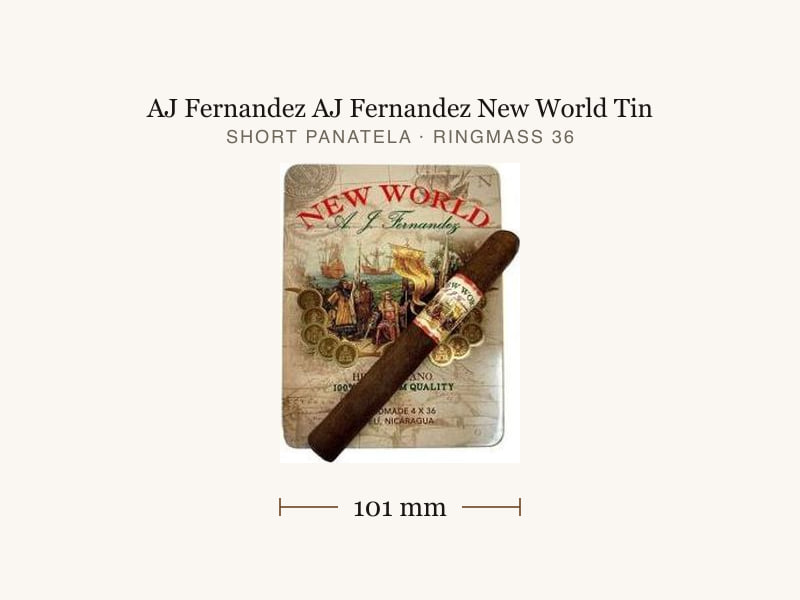 AJ Fernandez AJ Fernandez New World Tin, Maßangaben: Länge 101 mm, Ringmaß 36