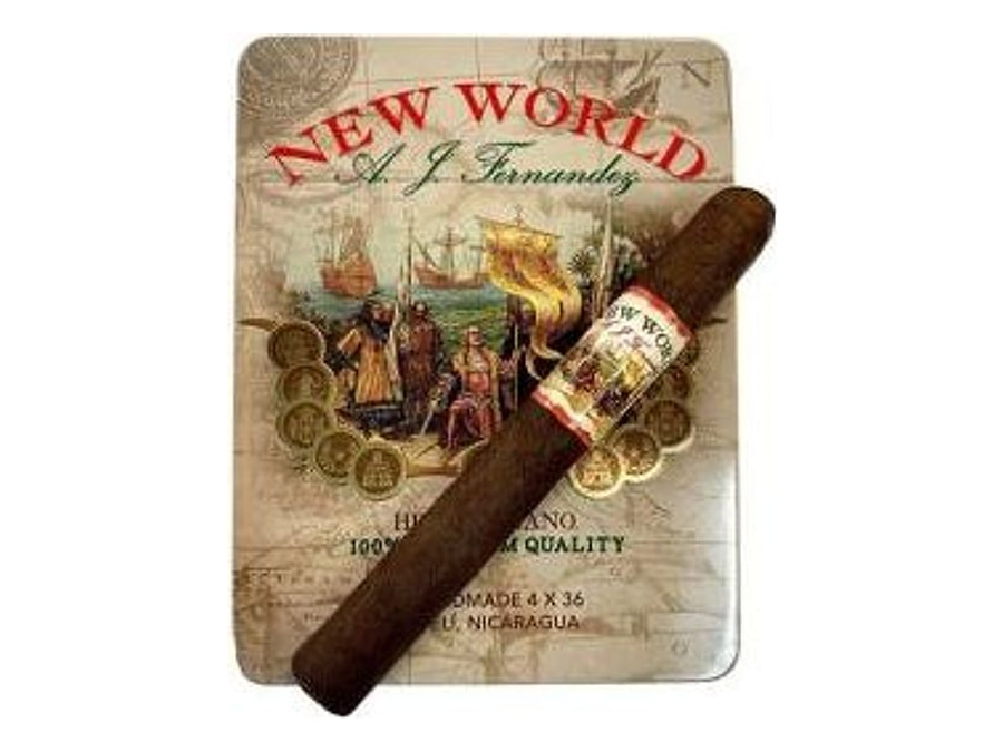 AJ Fernandez New World Tin, Format Short Panatela, Herkunft Nicaragua