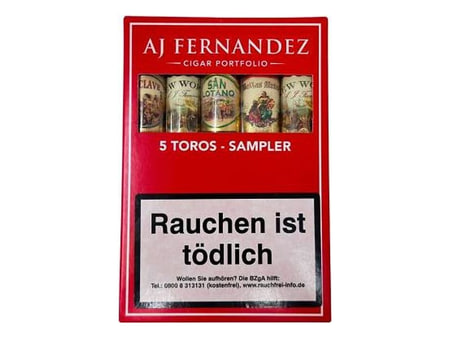 Ansicht 1 von 2 anzeigen: AJ Fernandez Sampler Toro-Mix, Format Toro, Herkunft Nicaragua