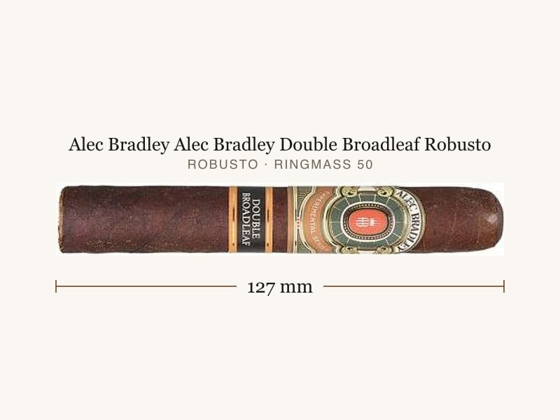 Alec Bradley Alec Bradley Double Broadleaf Robusto, Maßangaben: Länge 127 mm, Ringmaß 50