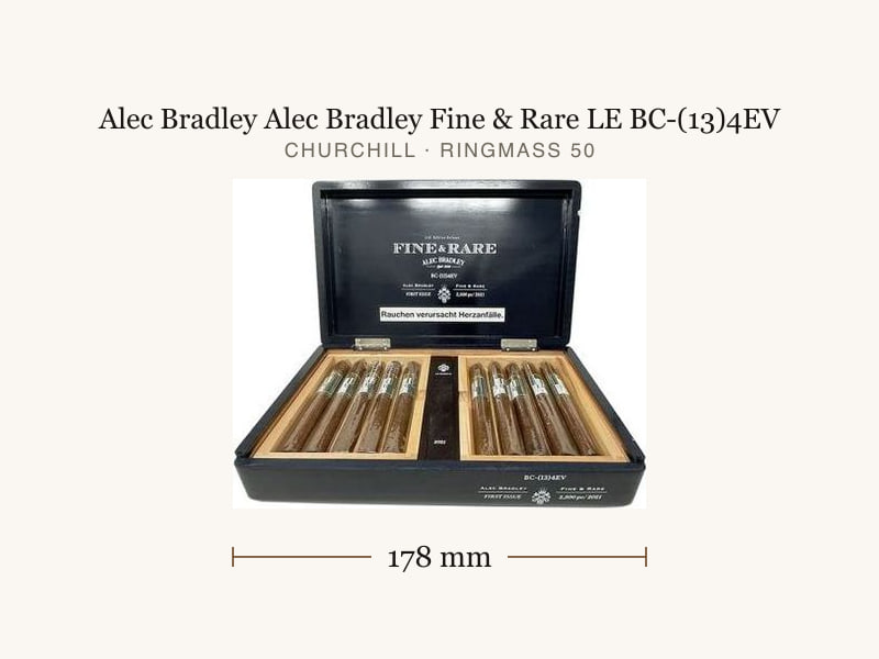 Alec Bradley Alec Bradley Fine & Rare LE BC-(13)4EV, Maßangaben: Länge 178 mm, Ringmaß 50