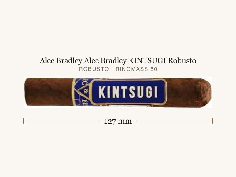 Alec Bradley Alec Bradley KINTSUGI Robusto, Maßangaben: Länge 127 mm, Ringmaß 50