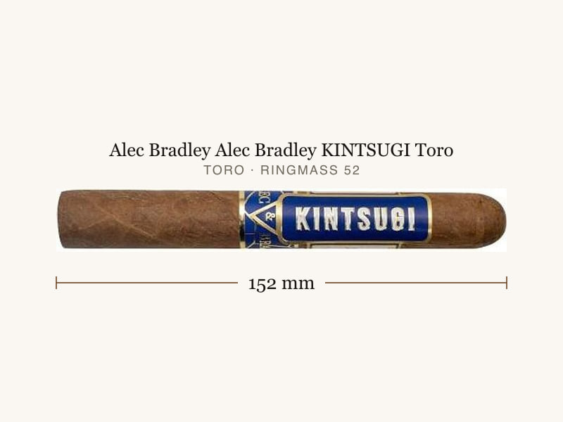 Alec Bradley Alec Bradley KINTSUGI Toro, Maßangaben: Länge 152 mm, Ringmaß 52