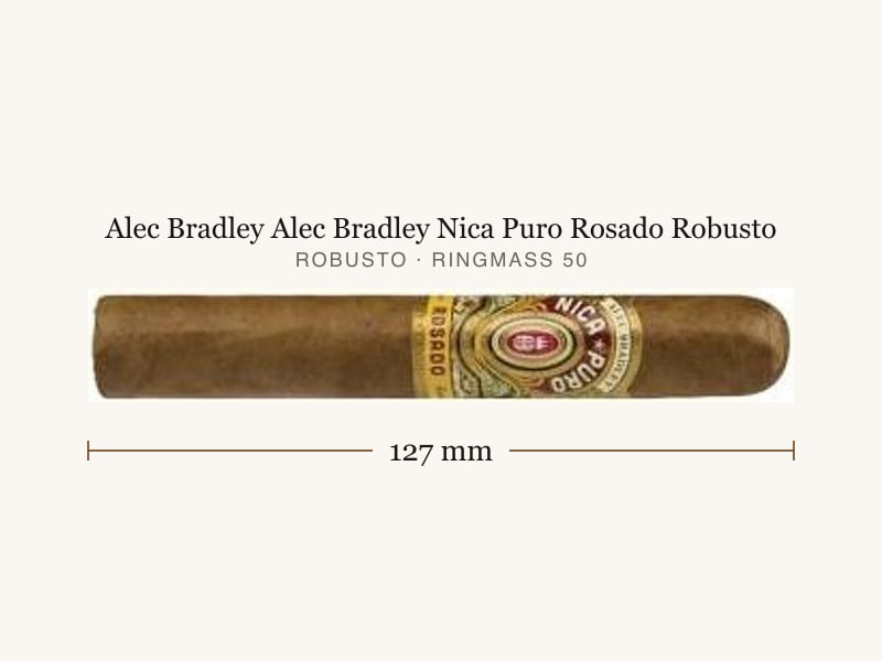 Alec Bradley Alec Bradley Nica Puro Rosado Robusto, Maßangaben: Länge 127 mm, Ringmaß 50