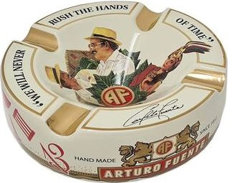 Ohne Marke Arturo Fuente Aschenbecher Fuente Story creme, Detailansicht