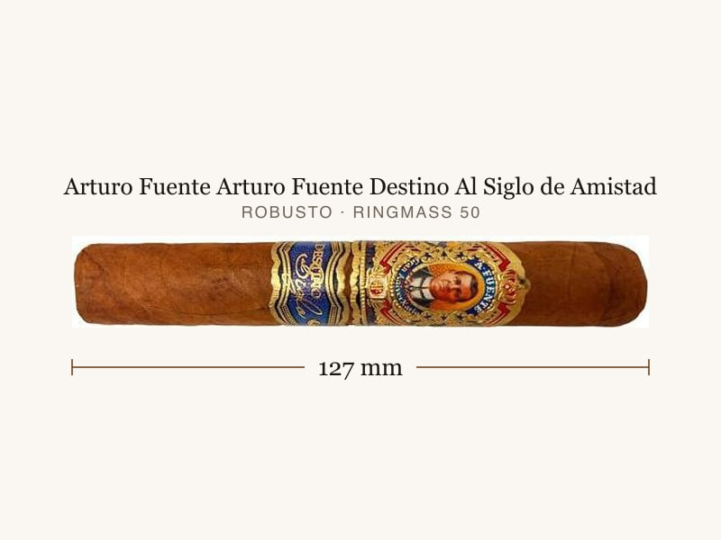 Arturo Fuente Arturo Fuente Destino Al Siglo de Amistad, Maßangaben: Länge 127 mm, Ringmaß 50