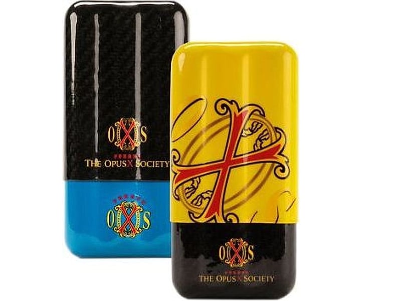 Ohne Marke Arturo Fuente OpusX Etui aus Carbonfaser, Detailansicht
