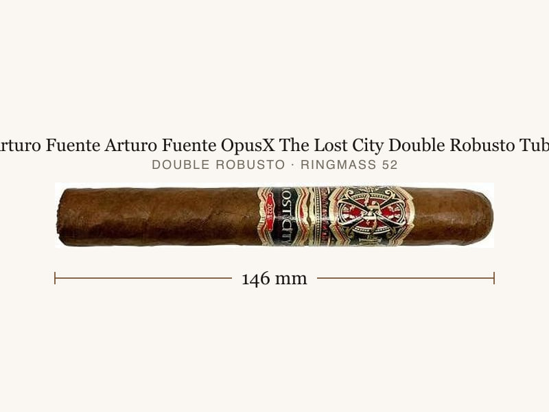 Arturo Fuente Arturo Fuente OpusX The Lost City Double Robusto Tubo, Maßangaben: Länge 146 mm, Ringmaß 52