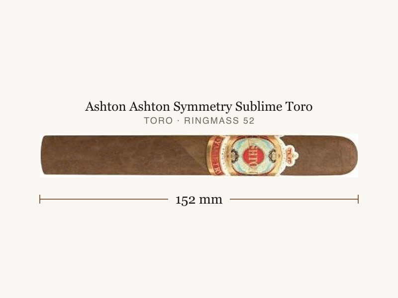 Ashton Ashton Symmetry Sublime Toro, Maßangaben: Länge 152 mm, Ringmaß 52