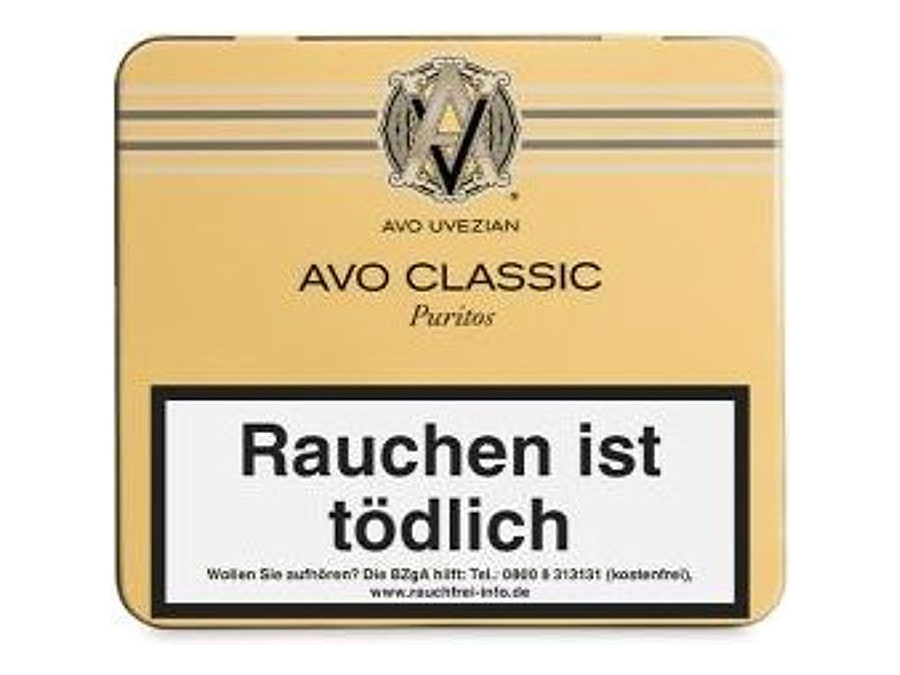 AVO UVEZIAN AVO Classic Puritos, Format Demi-Tasse, Herkunft Dominikanische Republik
