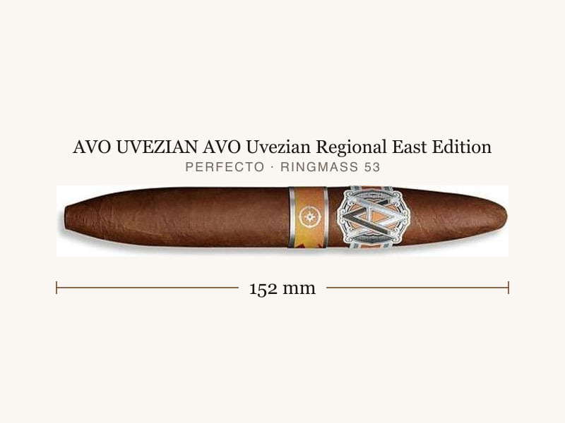 AVO UVEZIAN AVO Uvezian Regional East Edition, Maßangaben: Länge 152 mm, Ringmaß 53