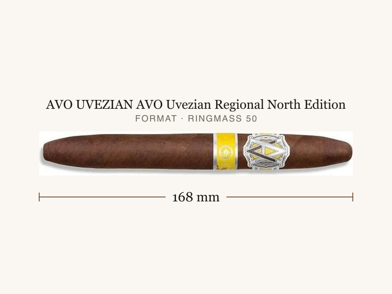 AVO UVEZIAN AVO Uvezian Regional North Edition, Maßangaben: Länge 168 mm, Ringmaß 50