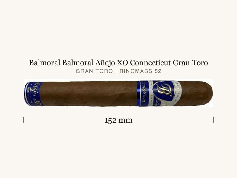 Balmoral Balmoral Añejo XO Connecticut Gran Toro, Maßangaben: Länge 152 mm, Ringmaß 52