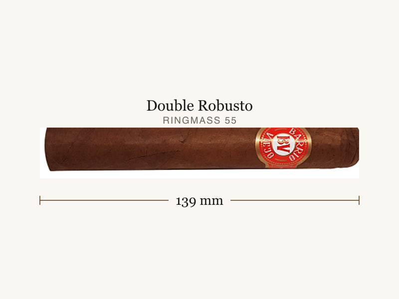 Wolfertz Barrio Viejo Double Robusto, Maßangaben: Länge 139 mm, Ringmaß 55