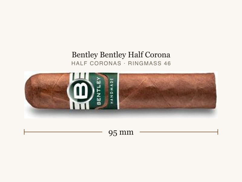 Bentley Bentley Half Corona, Maßangaben: Länge 95 mm, Ringmaß 46