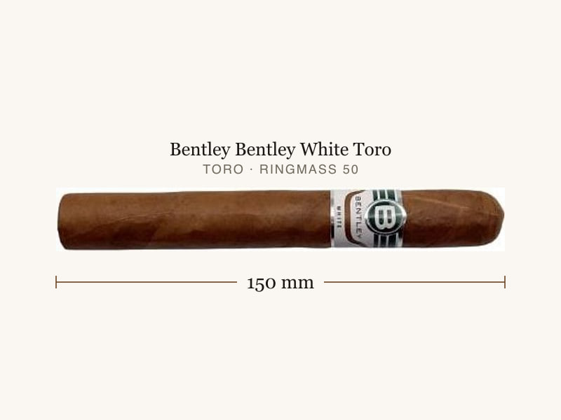 Bentley Bentley White Toro, Maßangaben: Länge 150 mm, Ringmaß 50