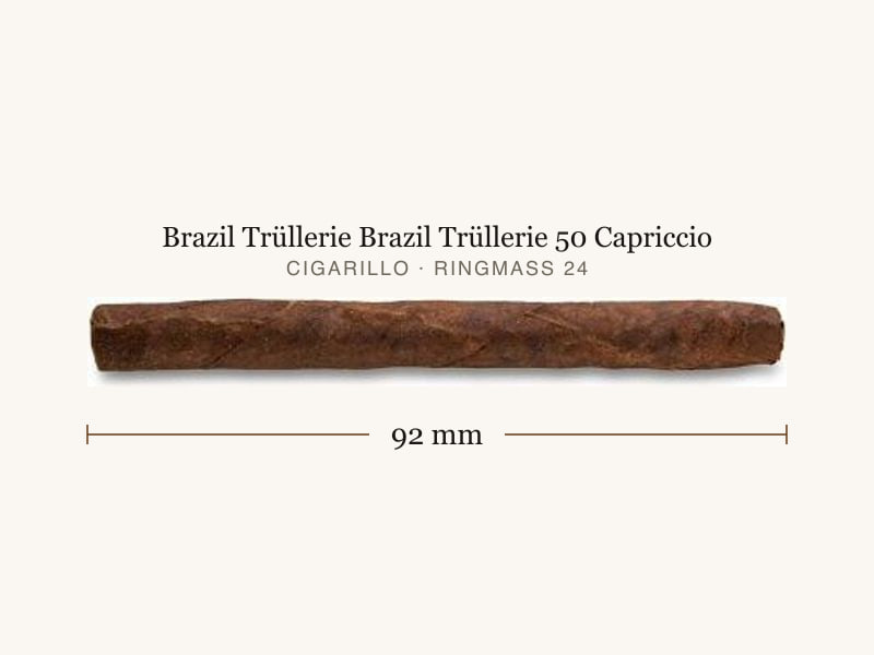 Brazil Trüllerie Brazil Trüllerie 50 Capriccio, Maßangaben: Länge 92 mm, Ringmaß 24