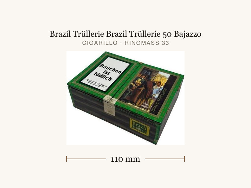 Brazil Trüllerie Brazil Trüllerie 50 Bajazzo, Maßangaben: Länge 110 mm, Ringmaß 33