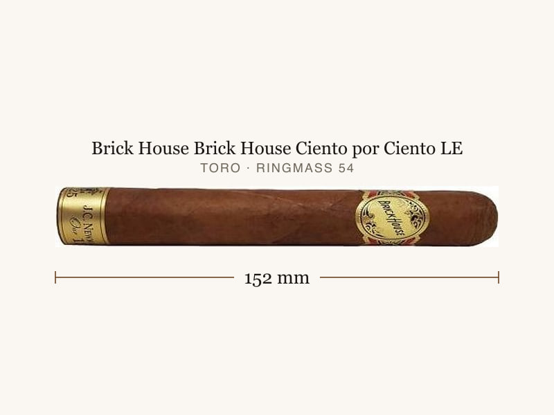 Brick House Brick House Ciento por Ciento LE, Maßangaben: Länge 152 mm, Ringmaß 54