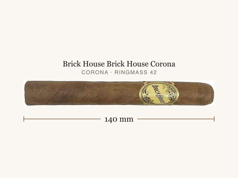 Brick House Brick House Corona, Maßangaben: Länge 140 mm, Ringmaß 42
