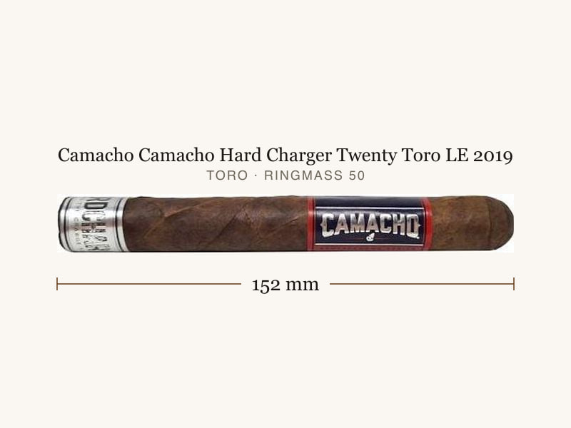 Camacho Camacho Hard Charger Twenty Toro LE 2019, Maßangaben: Länge 152 mm, Ringmaß 50