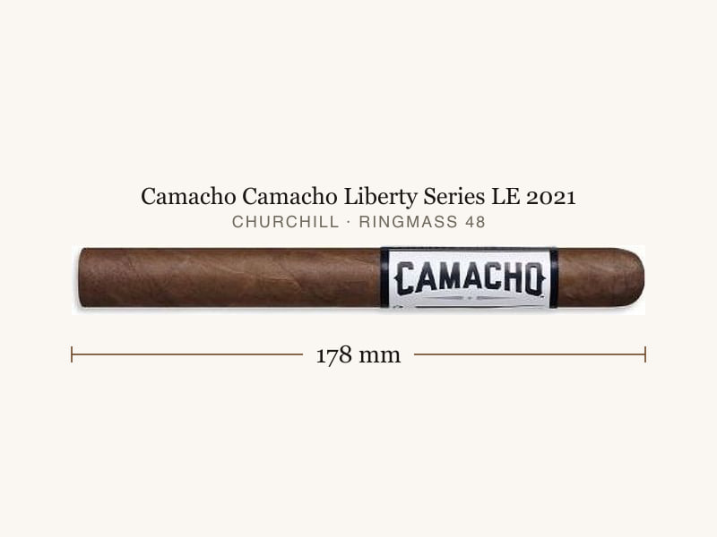 Camacho Camacho Liberty Series LE 2021, Maßangaben: Länge 178 mm, Ringmaß 48
