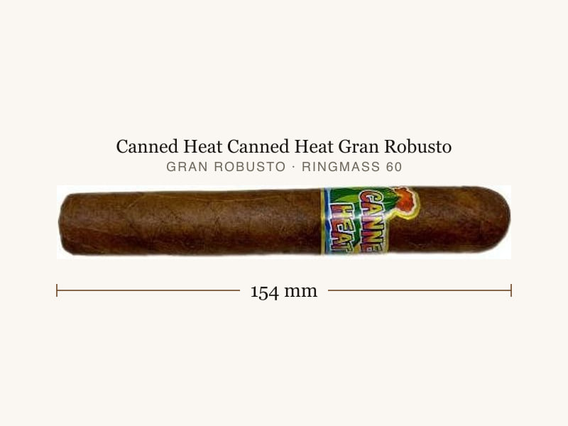 Canned Heat Canned Heat Gran Robusto, Maßangaben: Länge 154 mm, Ringmaß 60
