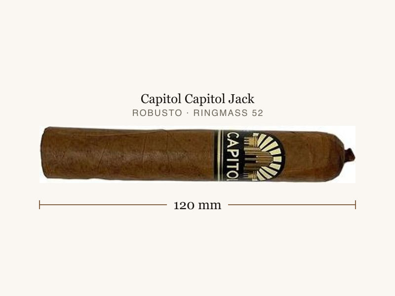 Capitol Capitol Jack, Maßangaben: Länge 120 mm, Ringmaß 52