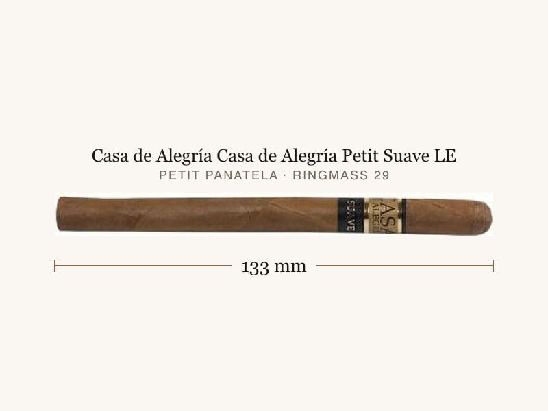Casa de Alegría Casa de Alegría Petit Suave LE, Maßangaben: Länge 133 mm, Ringmaß 29