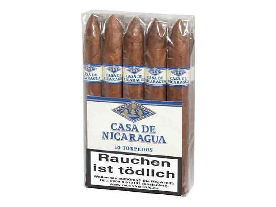 Casa de Nicaragua Torpedo, Format Torpedo, Herkunft Nicaragua