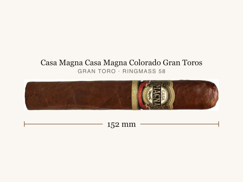 Casa Magna Casa Magna Colorado Gran Toros, Maßangaben: Länge 152 mm, Ringmaß 58