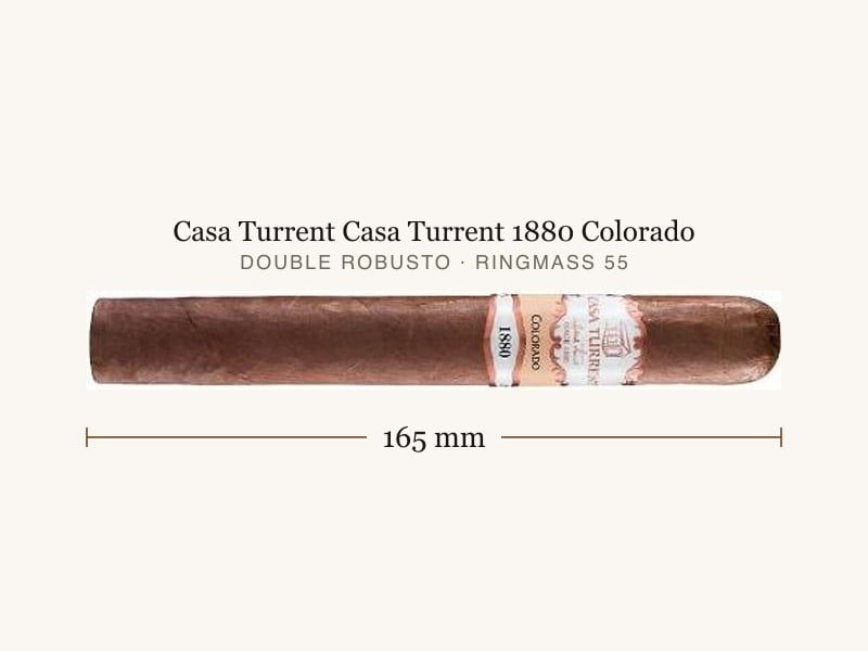 Casa Turrent Casa Turrent 1880 Colorado, Maßangaben: Länge 165 mm, Ringmaß 55