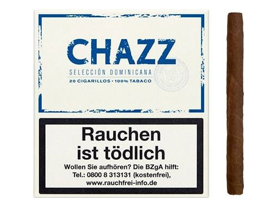 Chazz Cigarillos, Format Cigarillo, Herkunft Dominikanische Republik