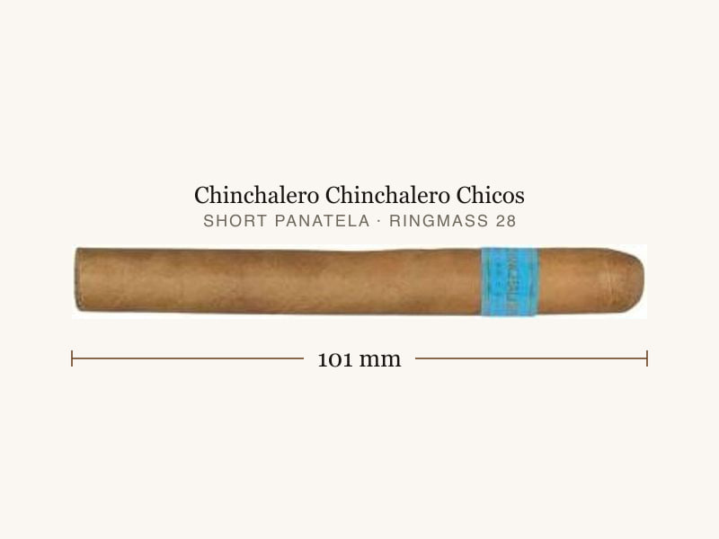 Chinchalero Chinchalero Chicos, Maßangaben: Länge 101 mm, Ringmaß 28
