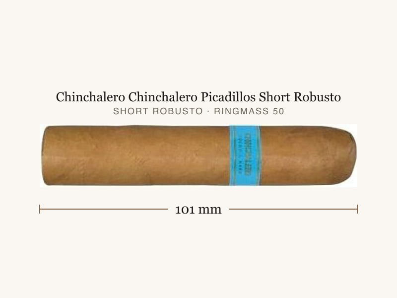 Chinchalero Chinchalero Picadillos Short Robusto, Maßangaben: Länge 101 mm, Ringmaß 50