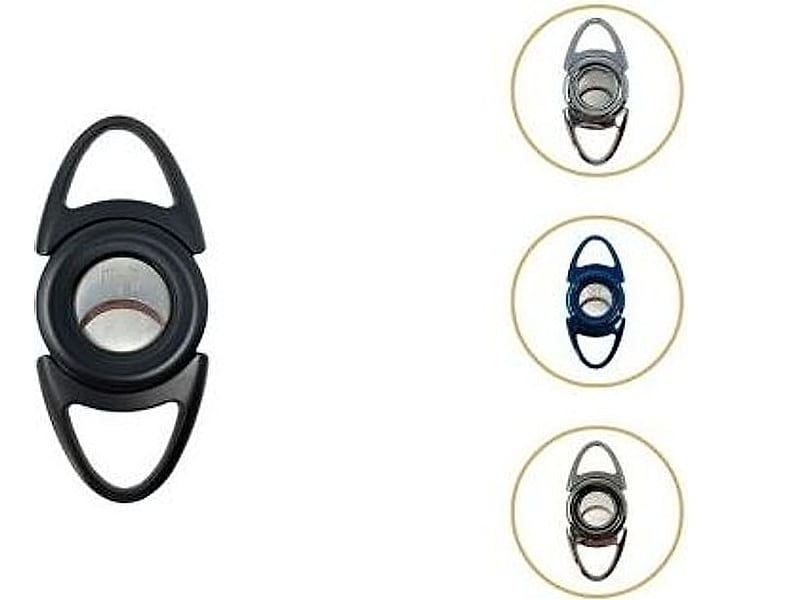 Ohne Marke Cig-R Zigarrencutter Bull's Eye, Detailansicht