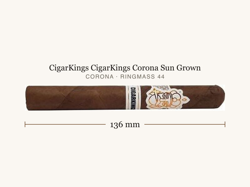 CigarKings CigarKings Corona Sun Grown, Maßangaben: Länge 136 mm, Ringmaß 44