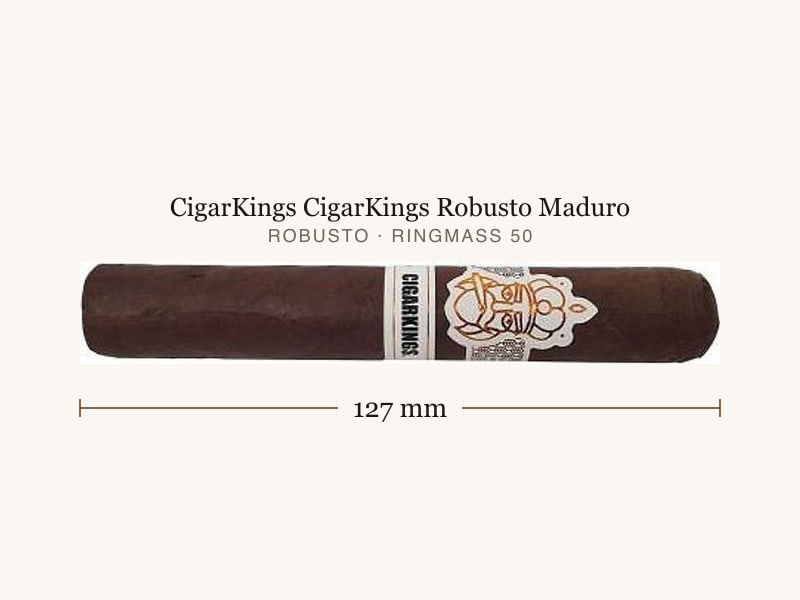 CigarKings CigarKings Robusto Maduro, Maßangaben: Länge 127 mm, Ringmaß 50