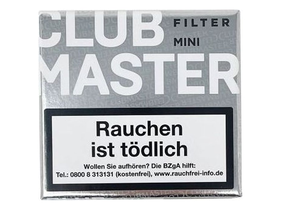 Clubmaster Mini Filter White, Herkunft Deutschland