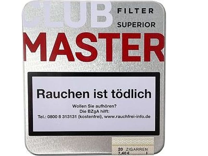 Clubmaster Clubmaster Superior Filter Red, Detailansicht