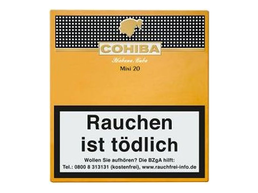 Cohiba Mini, Format Cigarillo