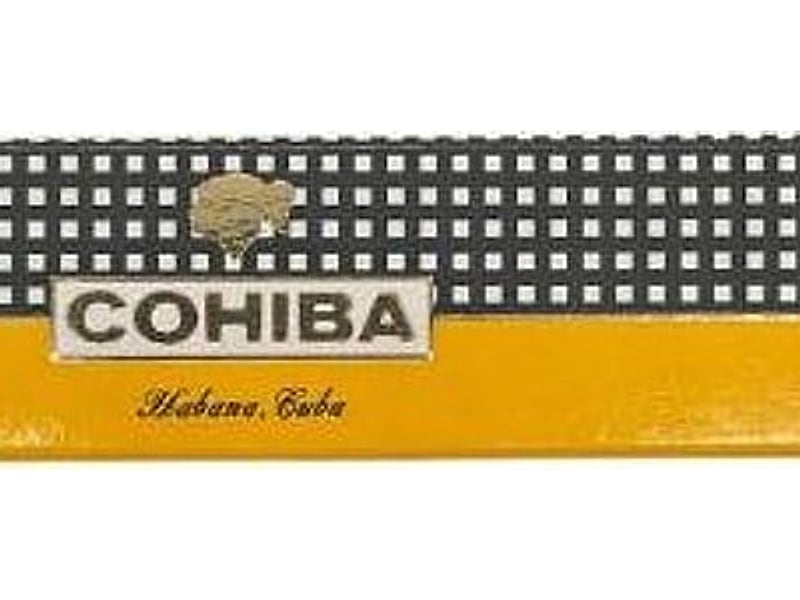 Ohne Marke Cohiba Streichhölzer, Detailansicht