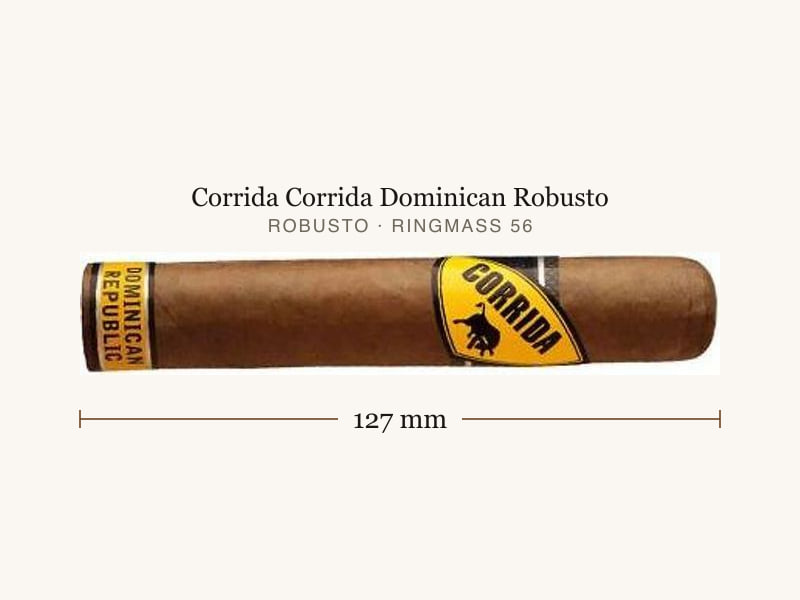 Corrida Corrida Dominican Robusto, Maßangaben: Länge 127 mm, Ringmaß 56