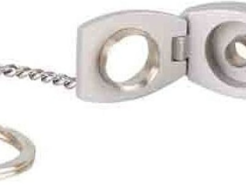 Ohne Marke Credo Bohrer silber mit Kette, Detailansicht