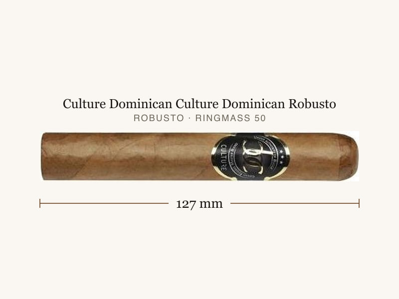 Culture Dominican Culture Dominican Robusto, Maßangaben: Länge 127 mm, Ringmaß 50