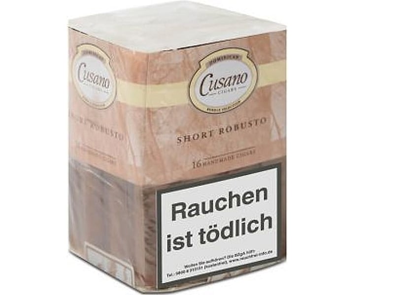 Cusano Cusano Short Robusto, Detailansicht